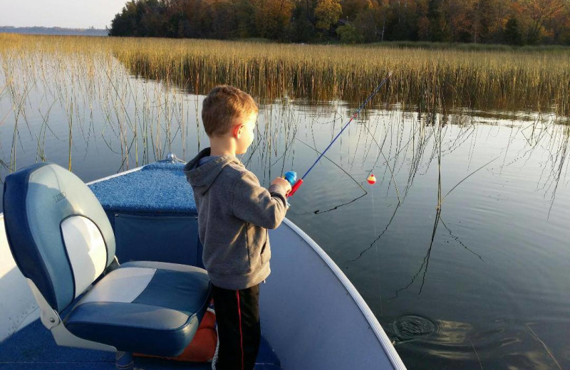 Fishing at Eagle Ridge Resort.