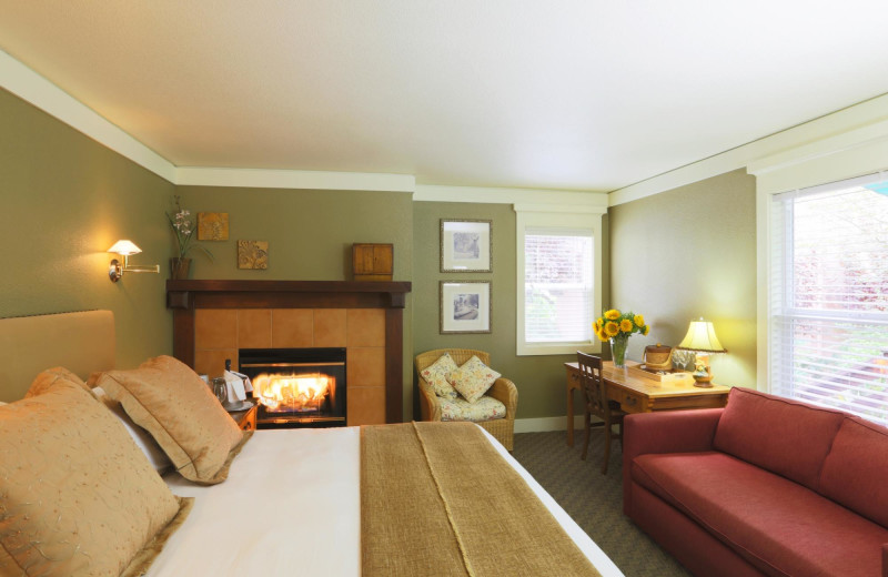 Guest room at Applewood Inn, Restaurant and Spa.