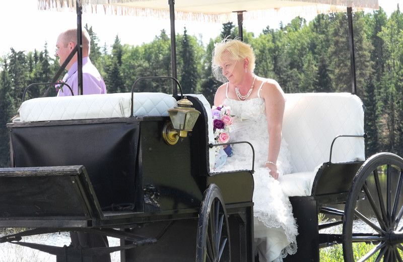 Weddings at Kramer Pond Lodge.