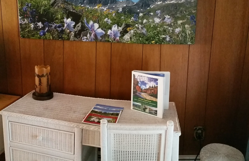 Guest room at The North Face Lodge.