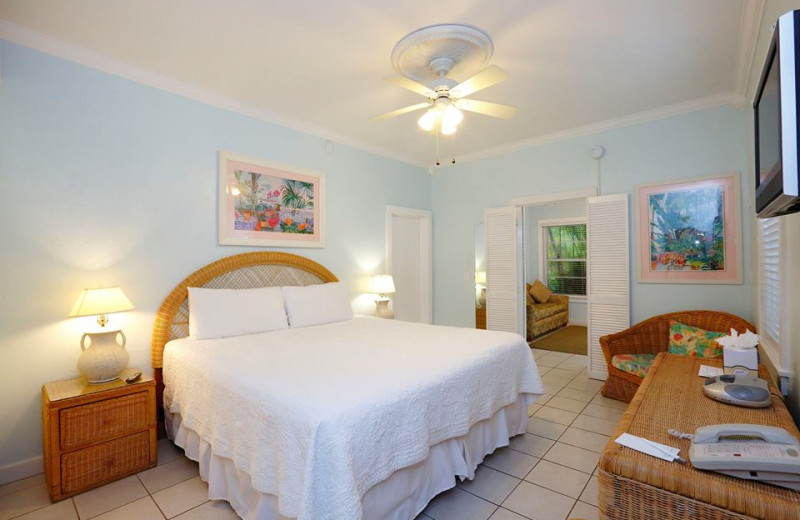 Guest room at Westwinds Inn.