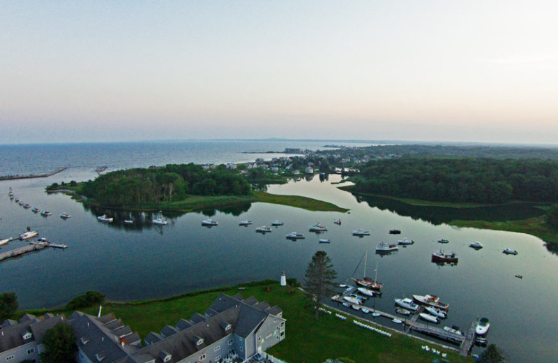 Aerial view of The Nonantum Resort.
