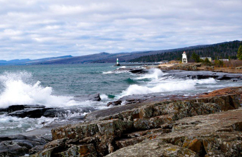 Lake superior coast near Aspen Lodge.