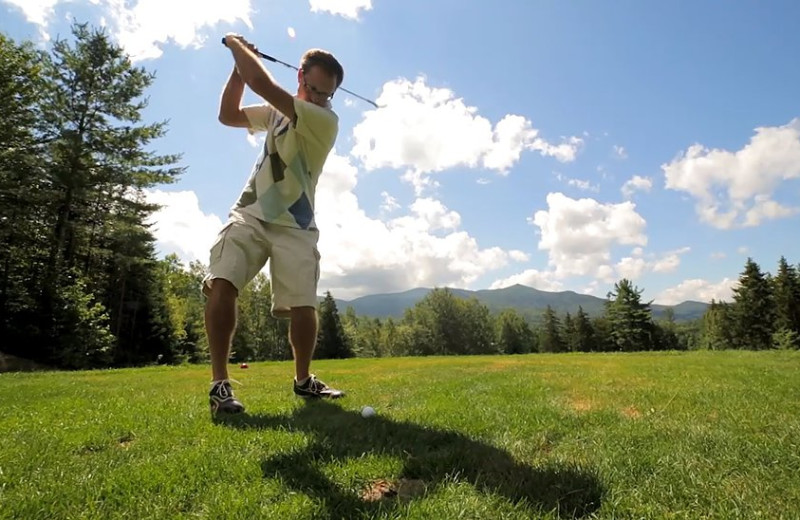 Golf near Black Bear Lodge.