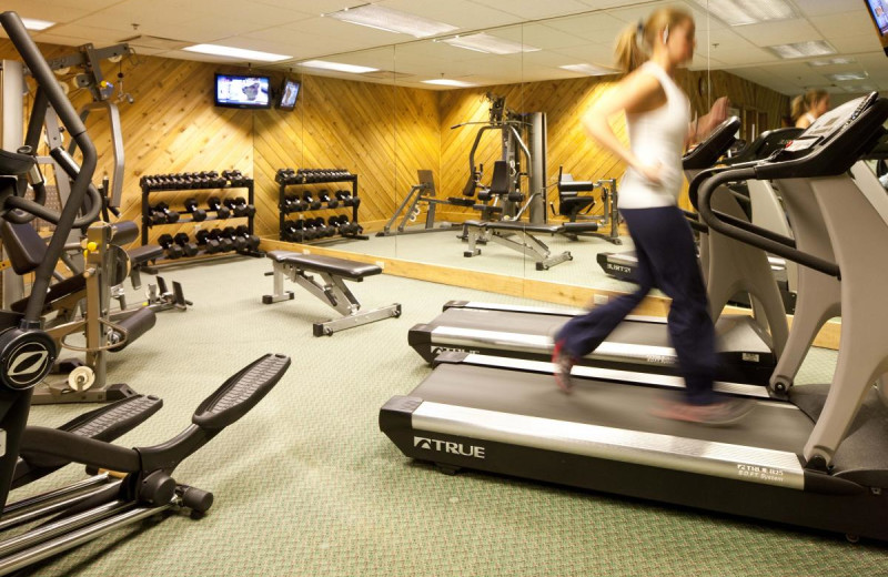 Fitness room at Top Jackson Hole Luxury Hotels.
