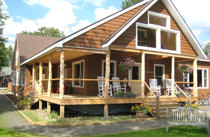 Cabin exterior at Bald Mountain Camps Resort.