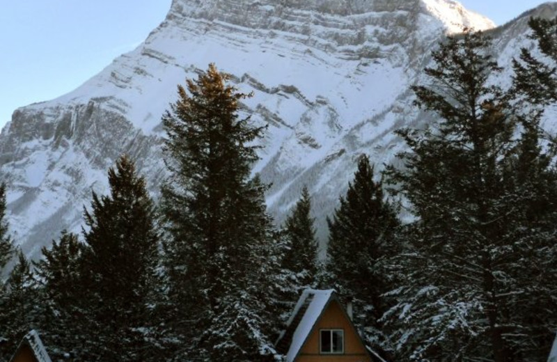 Chalet exterior at Douglas Fir Resort & Chalets.