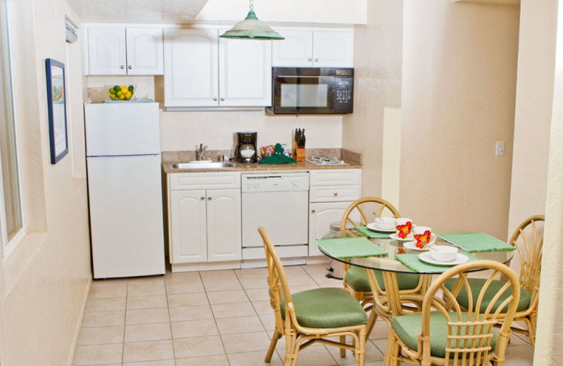 Kitchen in a Studio Unit at the Southern California Beach Club