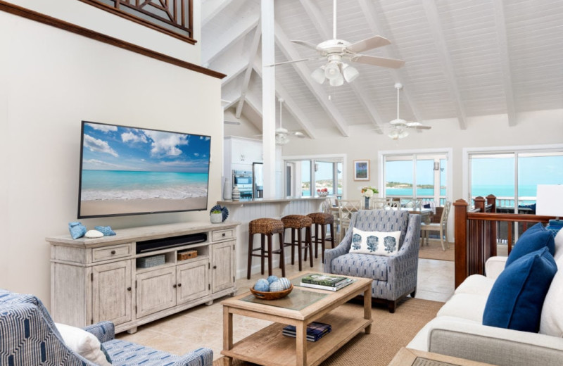 Living room at Villa Calypso.