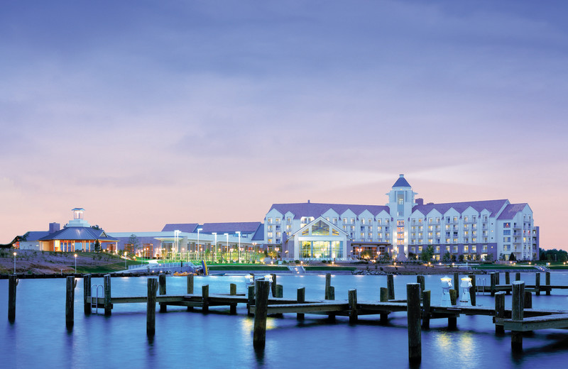Exterior view of Hyatt Regency Chesapeake Bay Golf Resort, Spa and Marina.