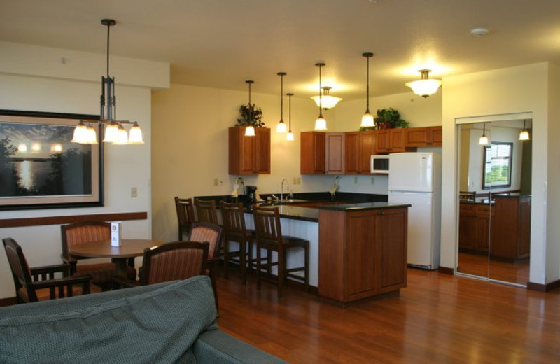 Interior suite view at Honey Creek Resort,