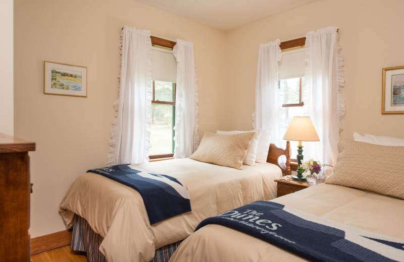 Guest room at The Dunes on the Waterfront.