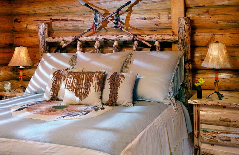 Guest room at Hidden Meadow Ranch.