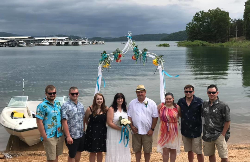 Weddings at Tanglewood Lodge.