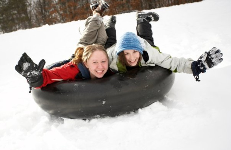 Snow tubing at Heartwood Conference Center & Retreat.