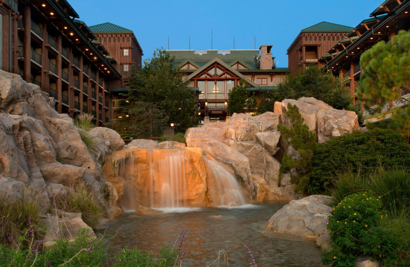 Exterior view of The Villas at Disney's Wilderness Lodge.