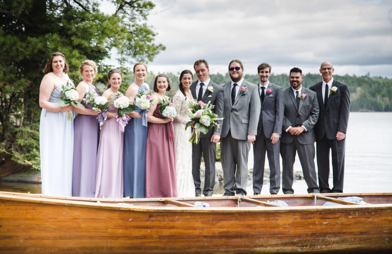 Wedding at YMCA Camp Du Nord.