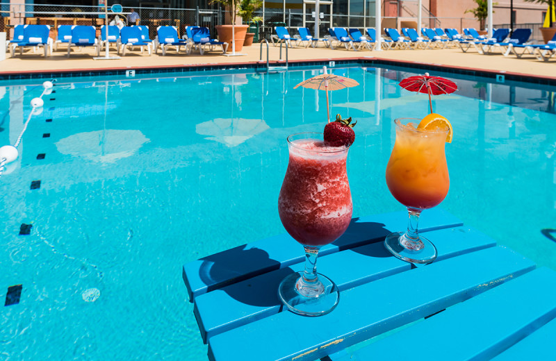 Outdoor pool at Grand Hotel 