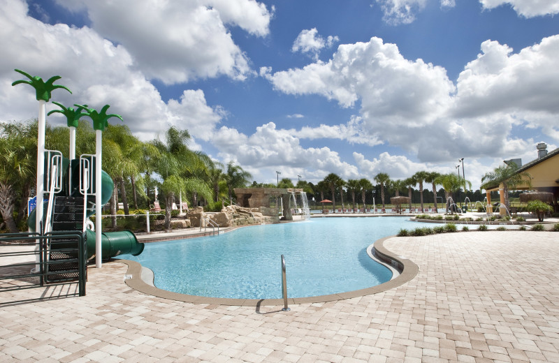 Outdoor pool at Paradise Palms Resort.