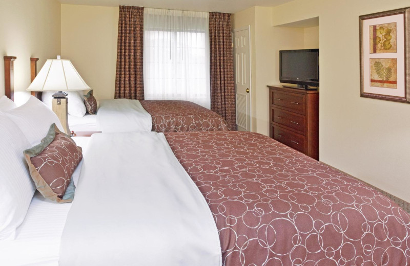 Guest room at Staybridge Suites Stow.