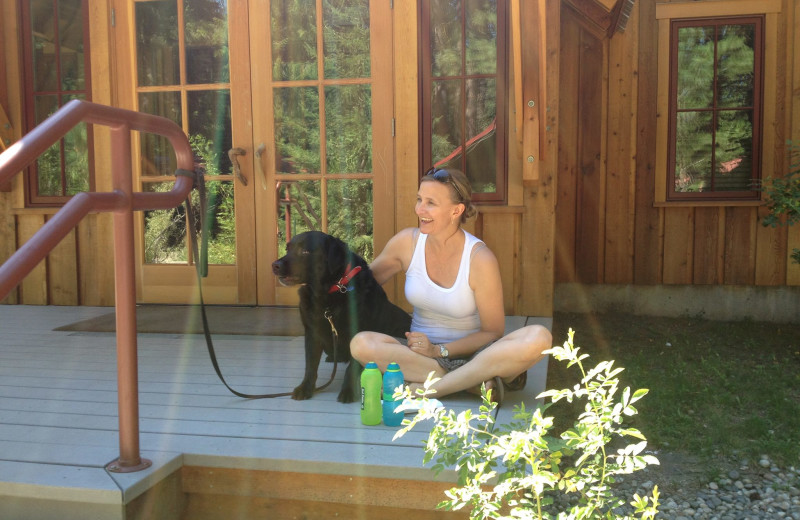 Pet friendly accommodations at Sleeping Lady.