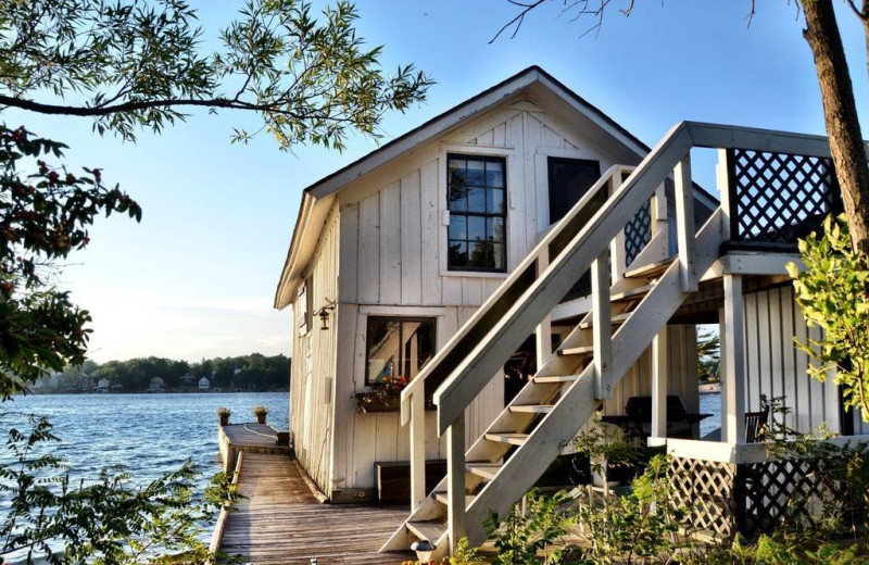 Exterior view of Island Boat House.