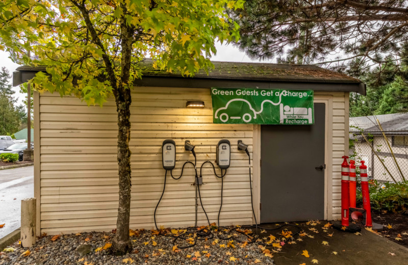 Electric charging station at The INN at Gig Harbor.