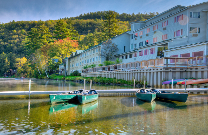 Exterior view of Lake Morey Resort.