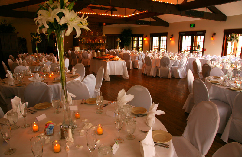 Wedding reception at Marys Lake Vacation Condos.