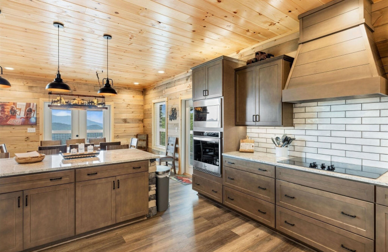 Kitchen at American Patriot Getaways - Morning Wood.