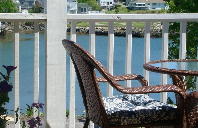Balcony view at Harbour Towne Inn on the Waterfront.