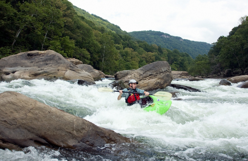 Kayaking at ACE Adventure Resort.