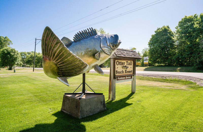 Exterior view of Otter Tail Beach Resort.