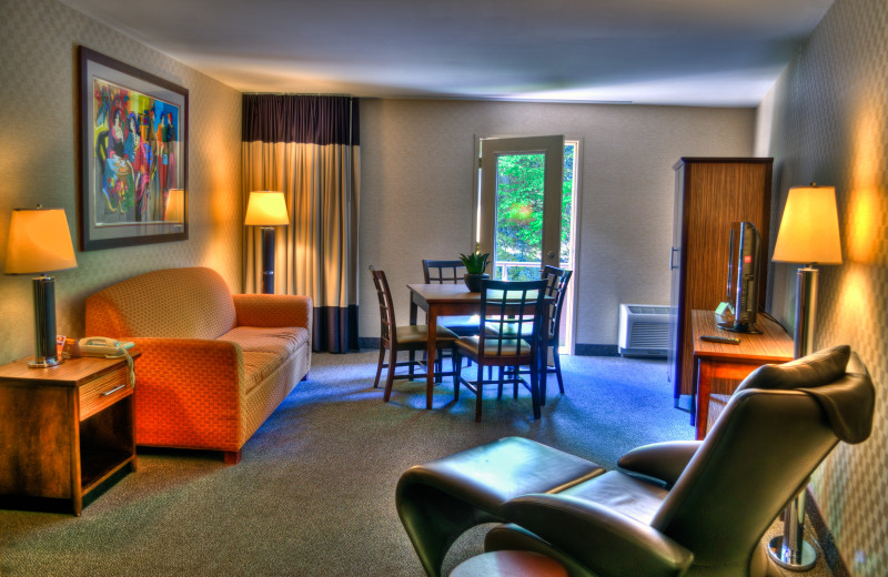 Presidential suite at Ascend Hotel Collection-The Woodlands Inn.