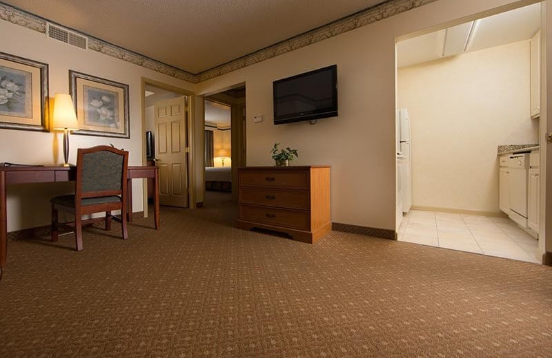 Guest room at Villa Roma Resort and Conference Center.