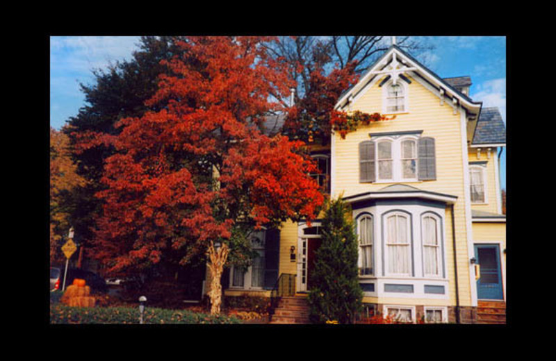 Exterior view of Aaron Burr House Inn and Conference Center.