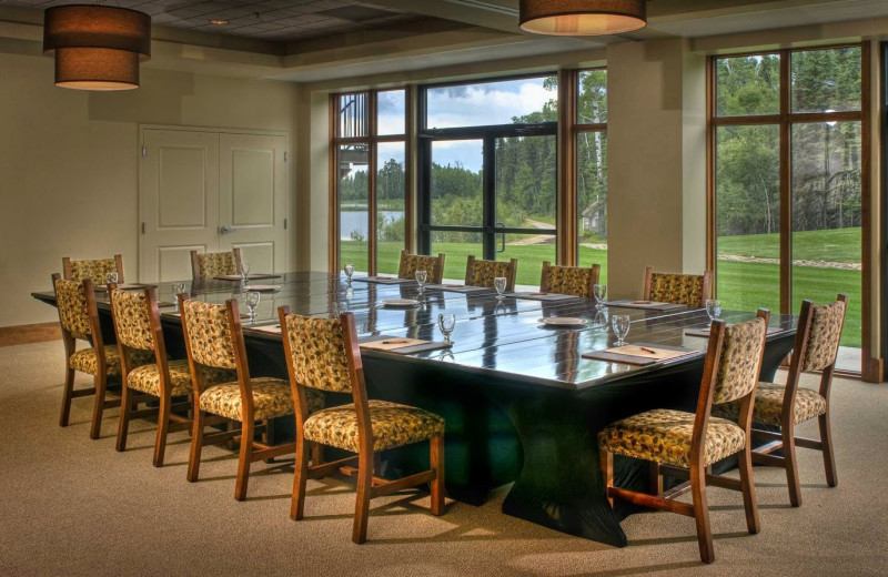 Meeting room at Elk Ridge Resort.