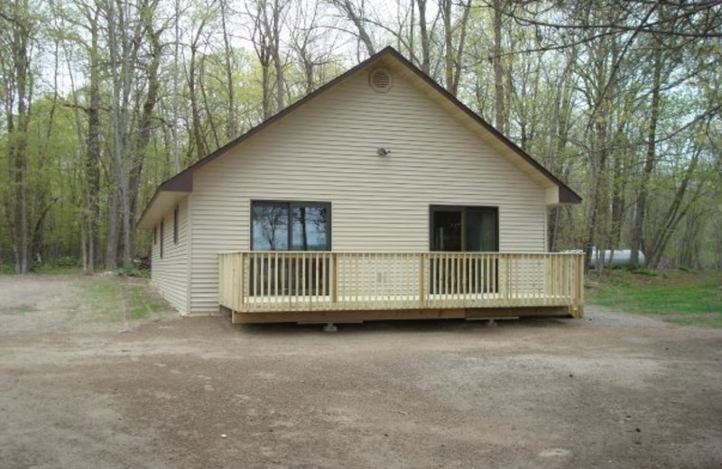 Cabin exterior at Anchor Inn Resort.