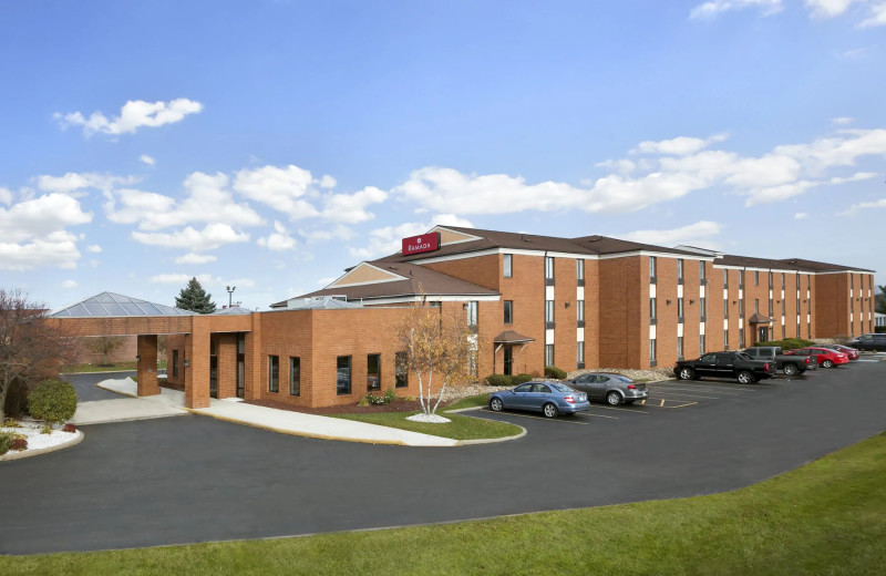 Exterior view of Ramada Hall of Fame Canton.