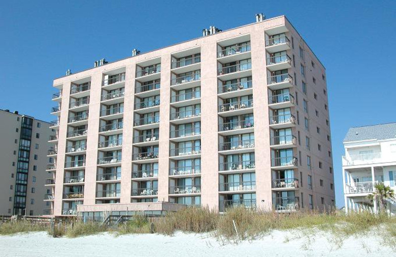 Vacation rental exterior at Myrtle Beach Vacation Rentals.