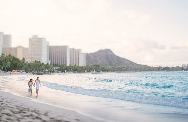 Easy Access to the Beach at Outrigger Waikiki Beach Resort