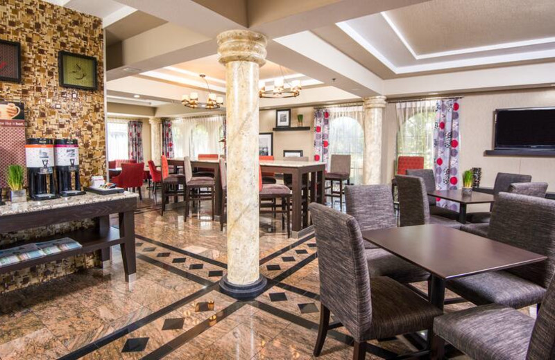 Dining at Hampton Inn