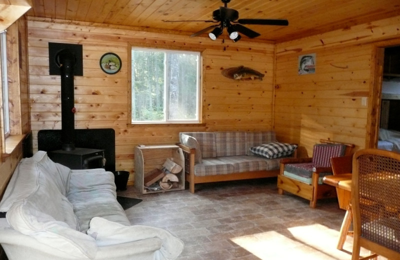 Cabin Interior at Woman River Camp