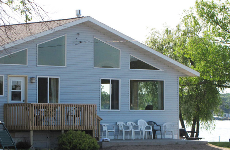 Cabin exterior at Auger's Pine View Resort.