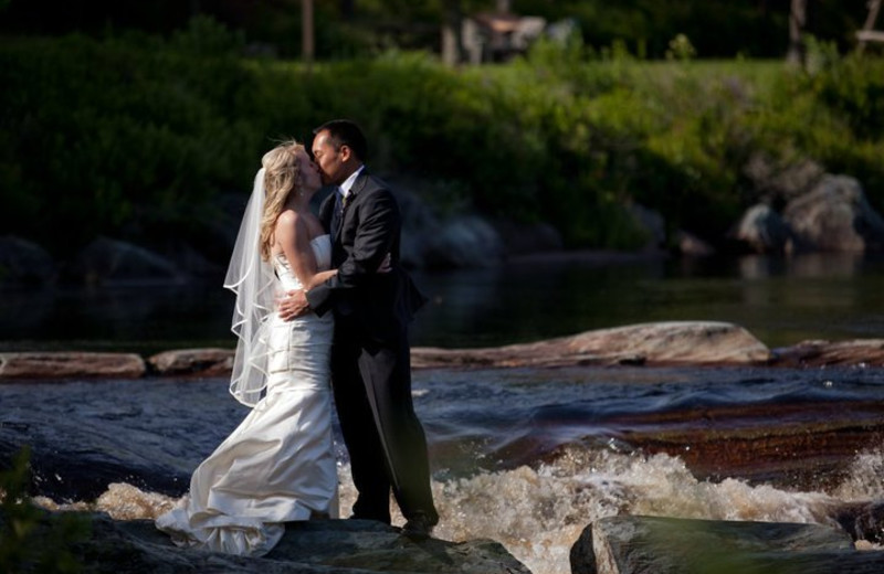 Bride & Groom at Liscombe Lodge