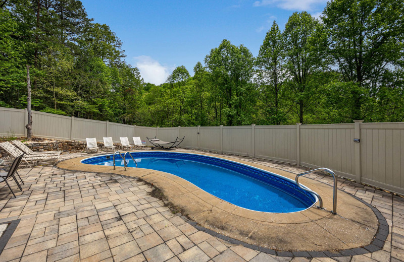 Outdoor pool at American Patriot Getaways - Buckhorn Springs.