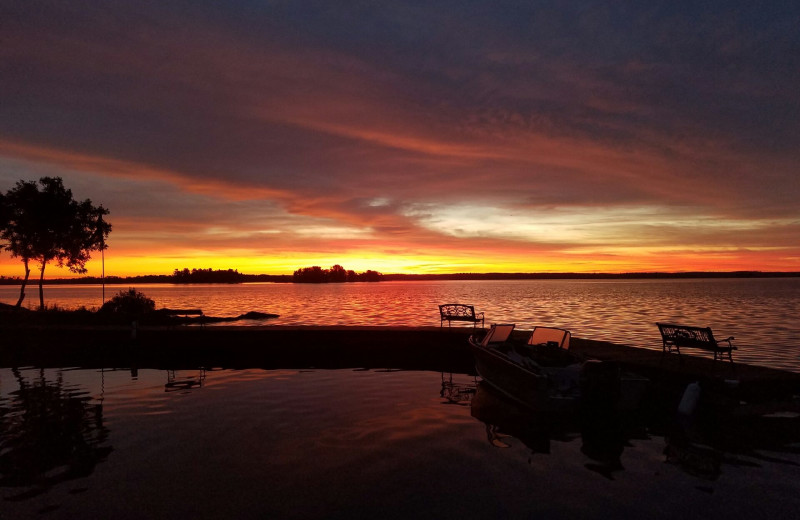 Sunset at Park Point Resort.