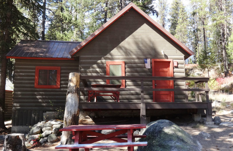 Cabin exterior at North Shore Lodge & Resort.