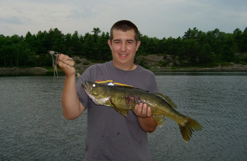 Fishing at Camp Wanikewin Lodge