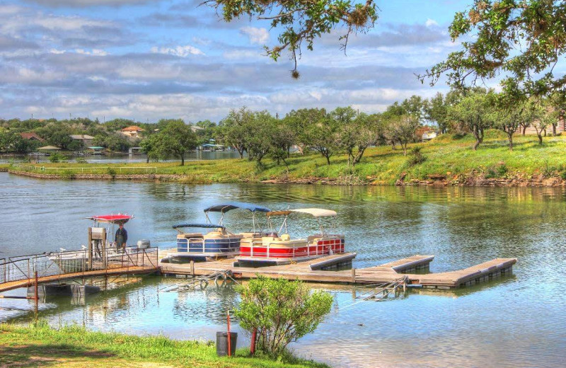 Docks at Thunderbird Resort.